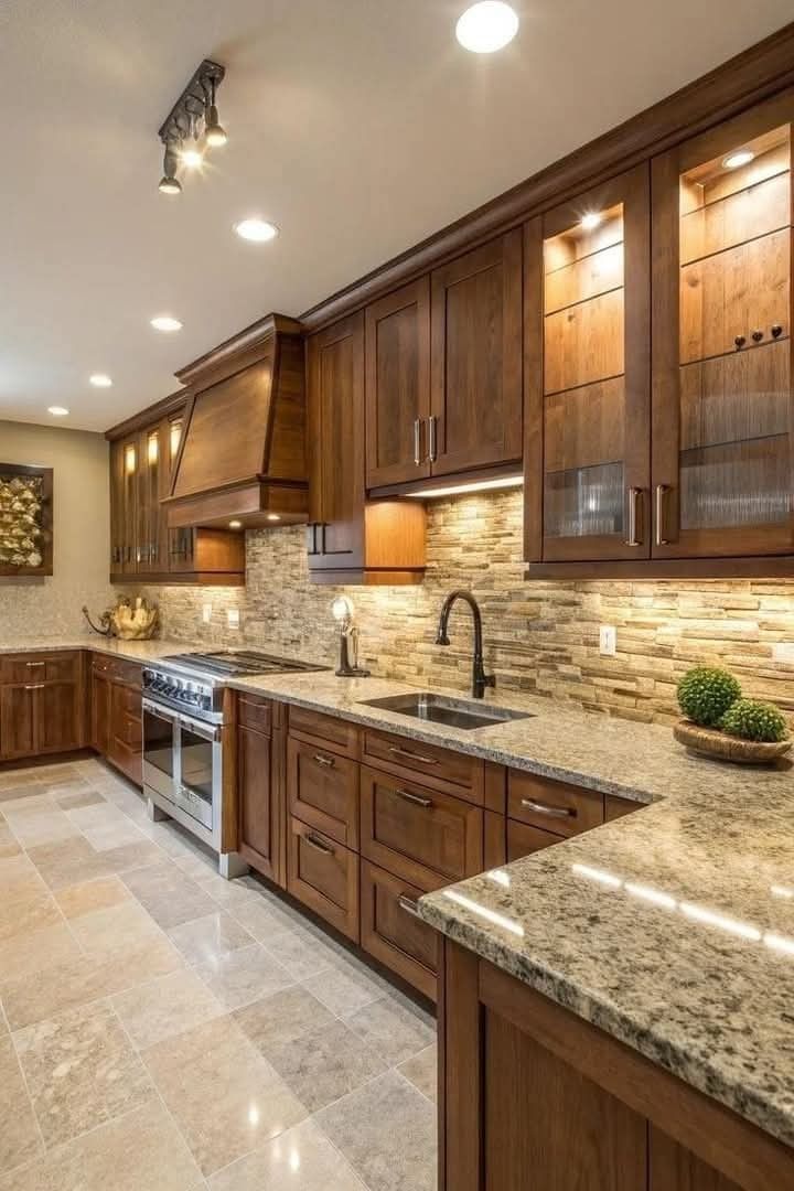 Cocina integral en madera