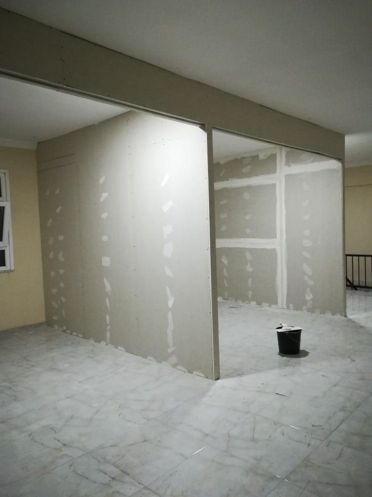 Interiores con muros de tablaroca